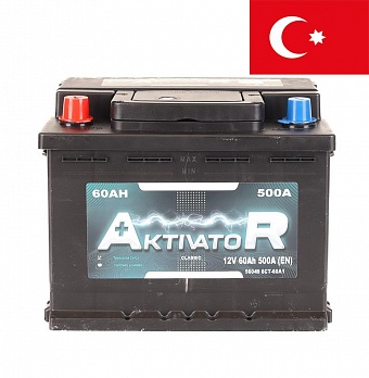 ���� ������������ AKTIVATOR Classic 6CT 60Ah L+ 500A EN 240x175x189 ��. ��. L2